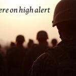 soldiers on high alert